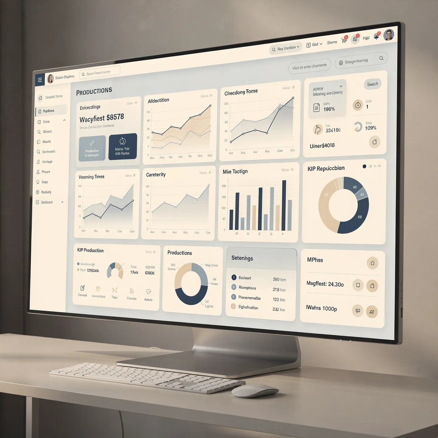 ProCOST MES üretim dashboard